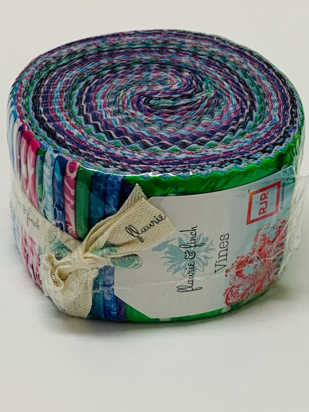 RJR Fabrics Flaurie & Finch Vines Splash Pixie Strip Jelly Roll Blossom Batiks - Picture 2 of 10